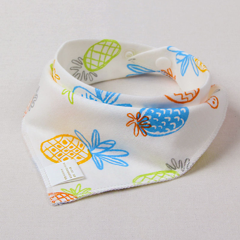 Baby Bibs Cotton Triangle Double Layers Cotton